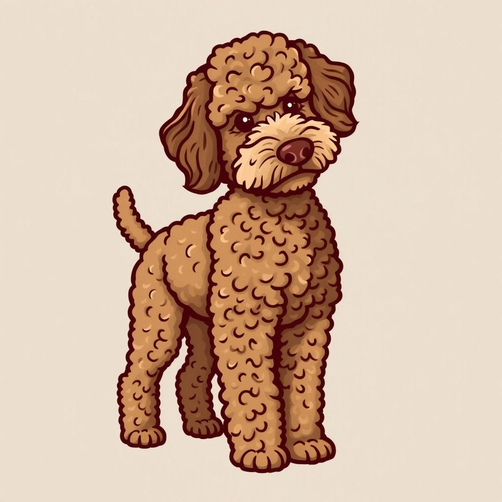 b7c1ee4c-501b-46b4-861b-b2a62fe384b3_neuroflash-Purpose_GraphicImage_generation_task_Illustrati_1730832705 Lagotto Romagnolo Sprüche