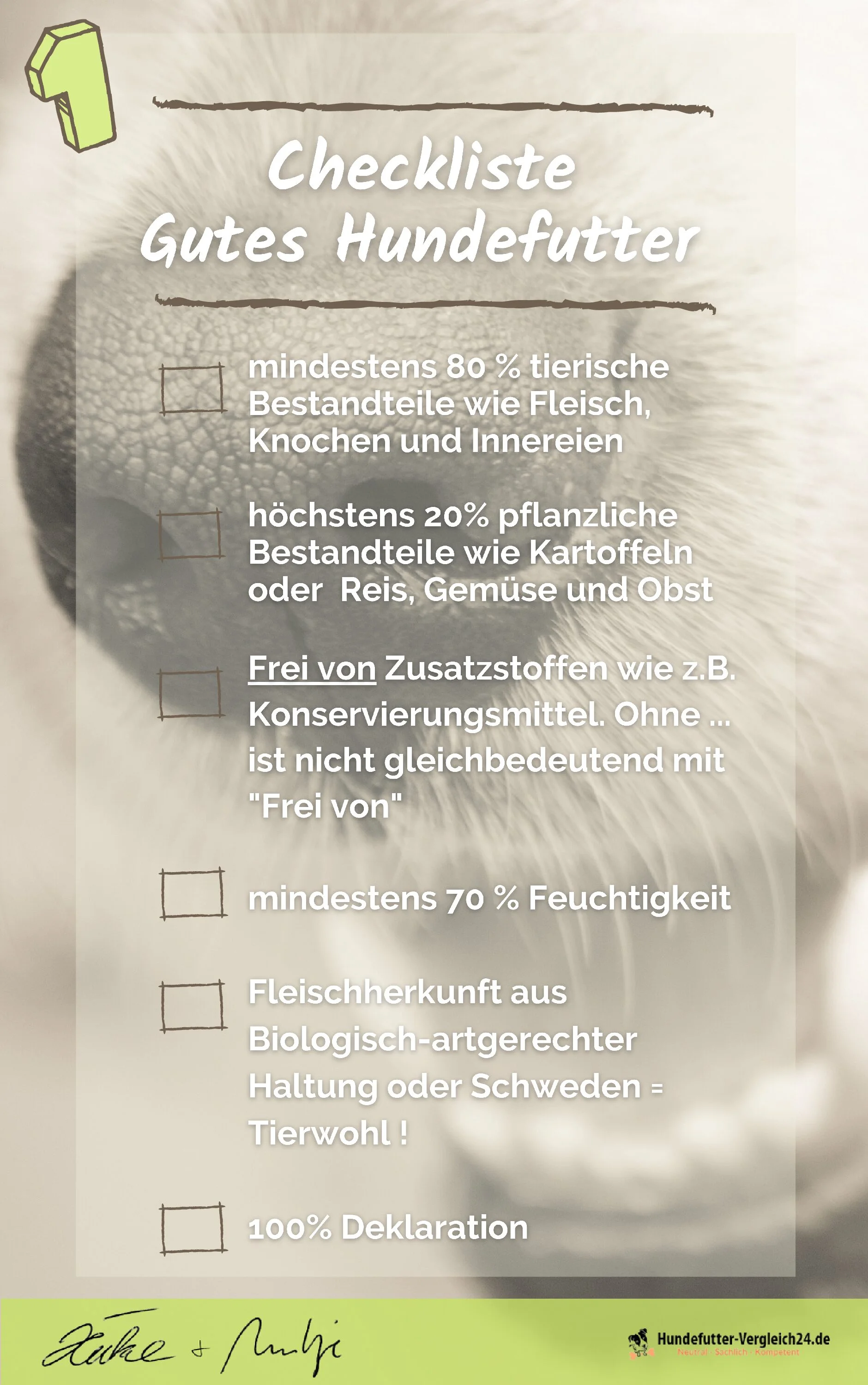 Futter checkliste pdf